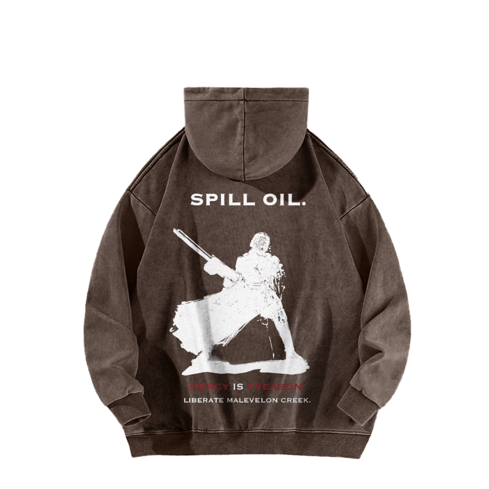 Helldivers Casual Washed Hoodie 2510004328