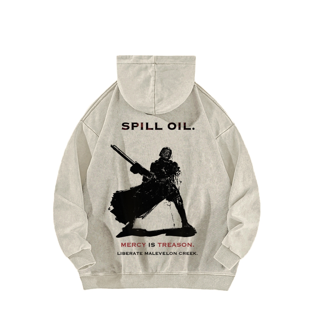 Helldivers Casual Washed Hoodie 2510004328