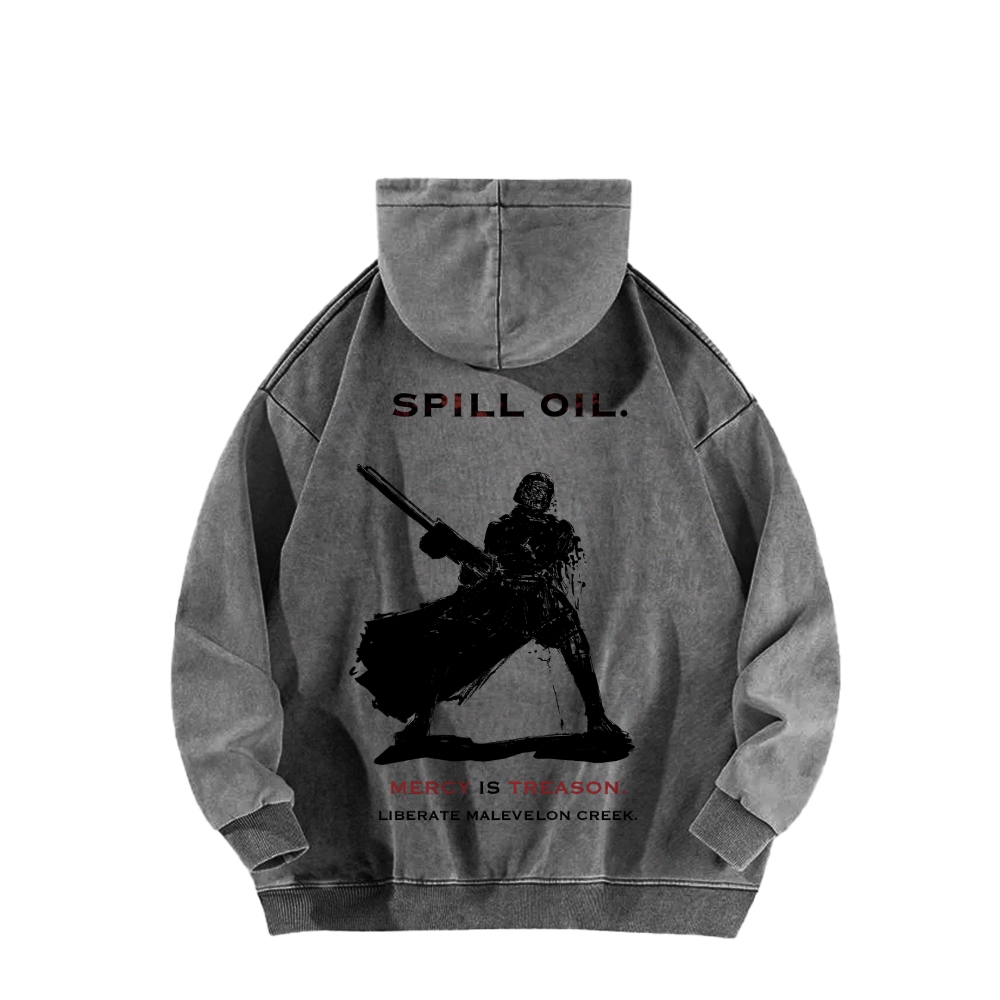 Helldivers Casual Washed Hoodie 2510004328