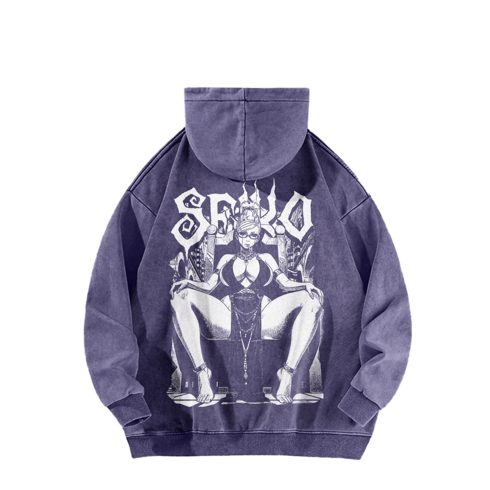 Dandadan Casual Washed Hoodie 2510004415