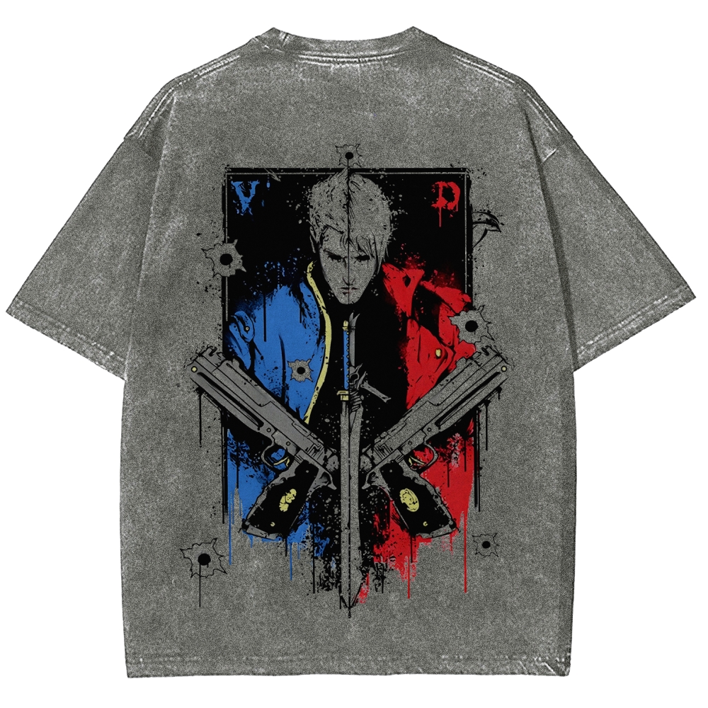 Devil May Cry Unisex Fit Washed T-Shirt 2510004995