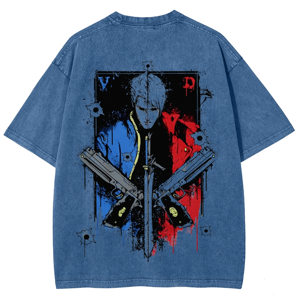 Devil May Cry Unisex Fit Washed T-Shirt 2510004995