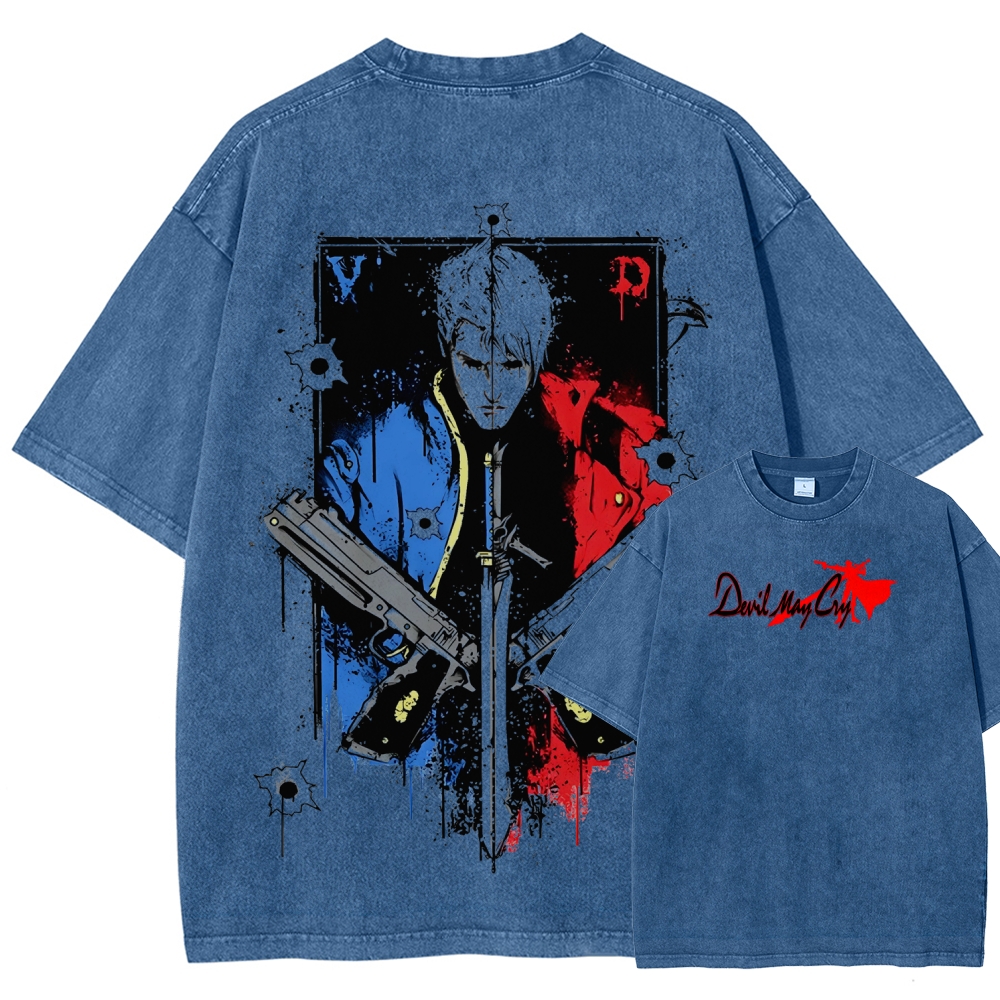 Devil May Cry Unisex Fit Washed T-Shirt 2510004995