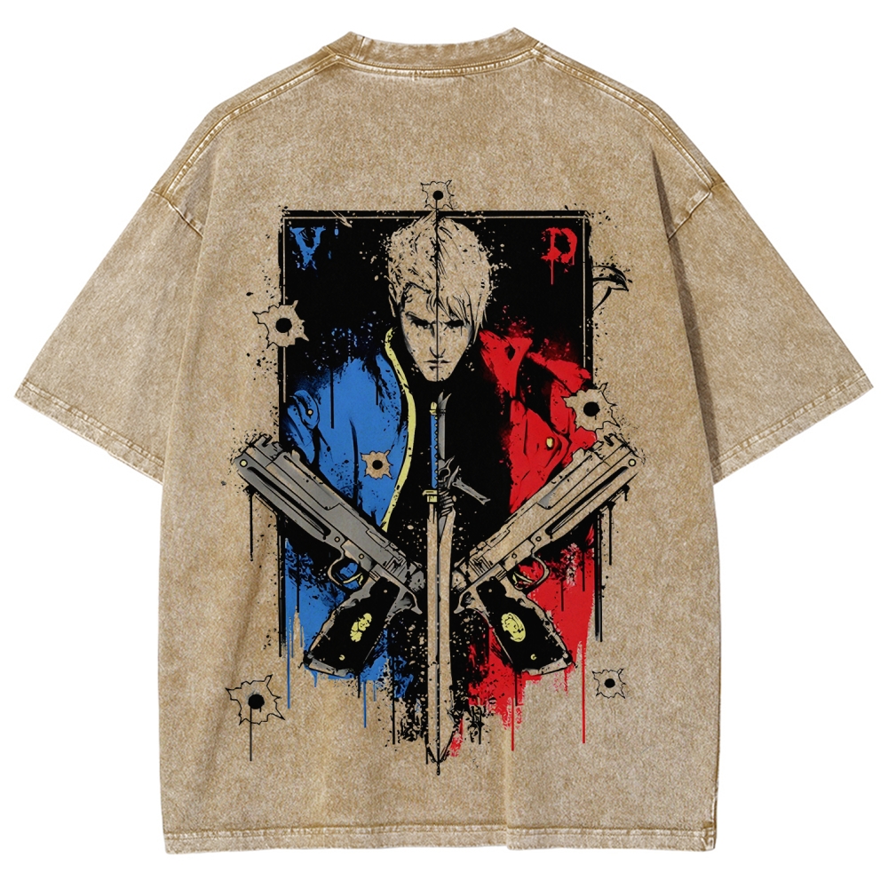 Devil May Cry Unisex Fit Washed T-Shirt 2510004995