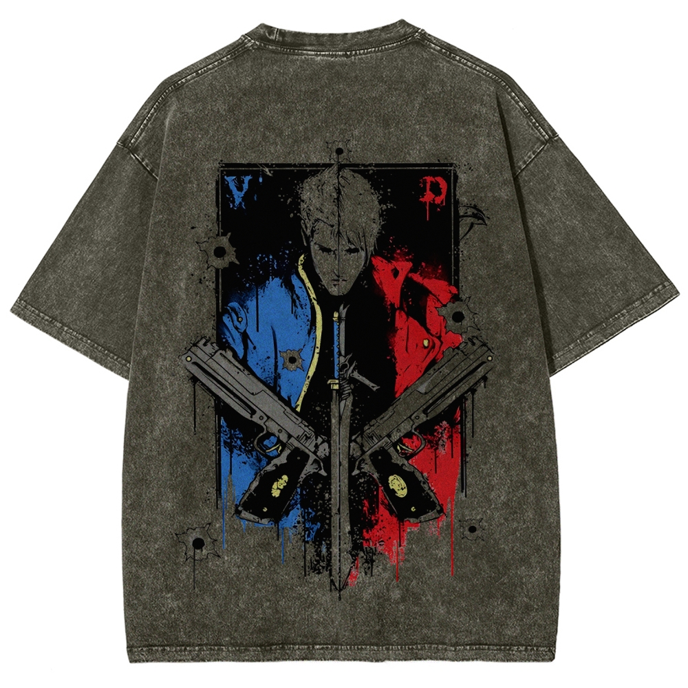 Devil May Cry Unisex Fit Washed T-Shirt 2510004995