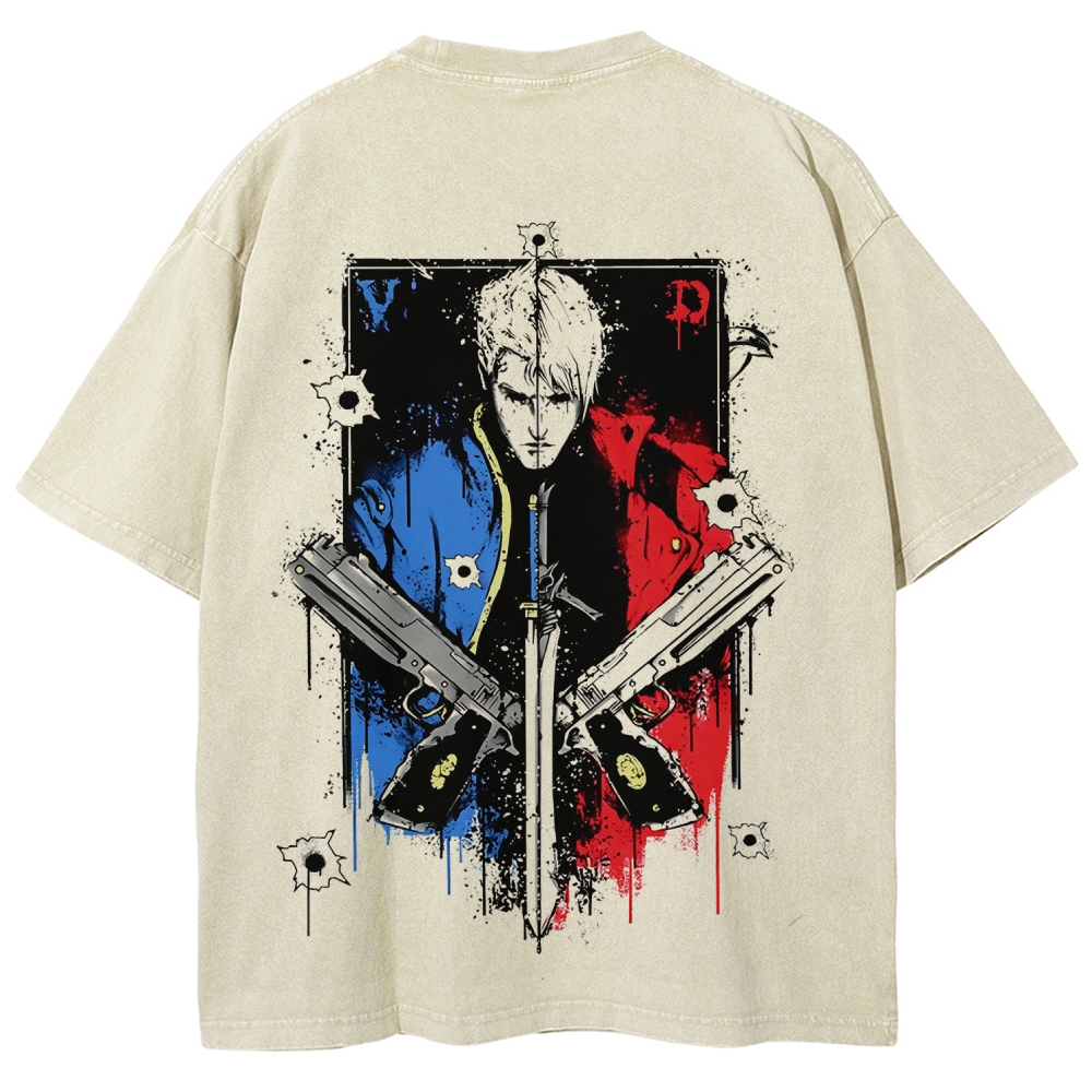 Devil May Cry Unisex Fit Washed T-Shirt 2510004995