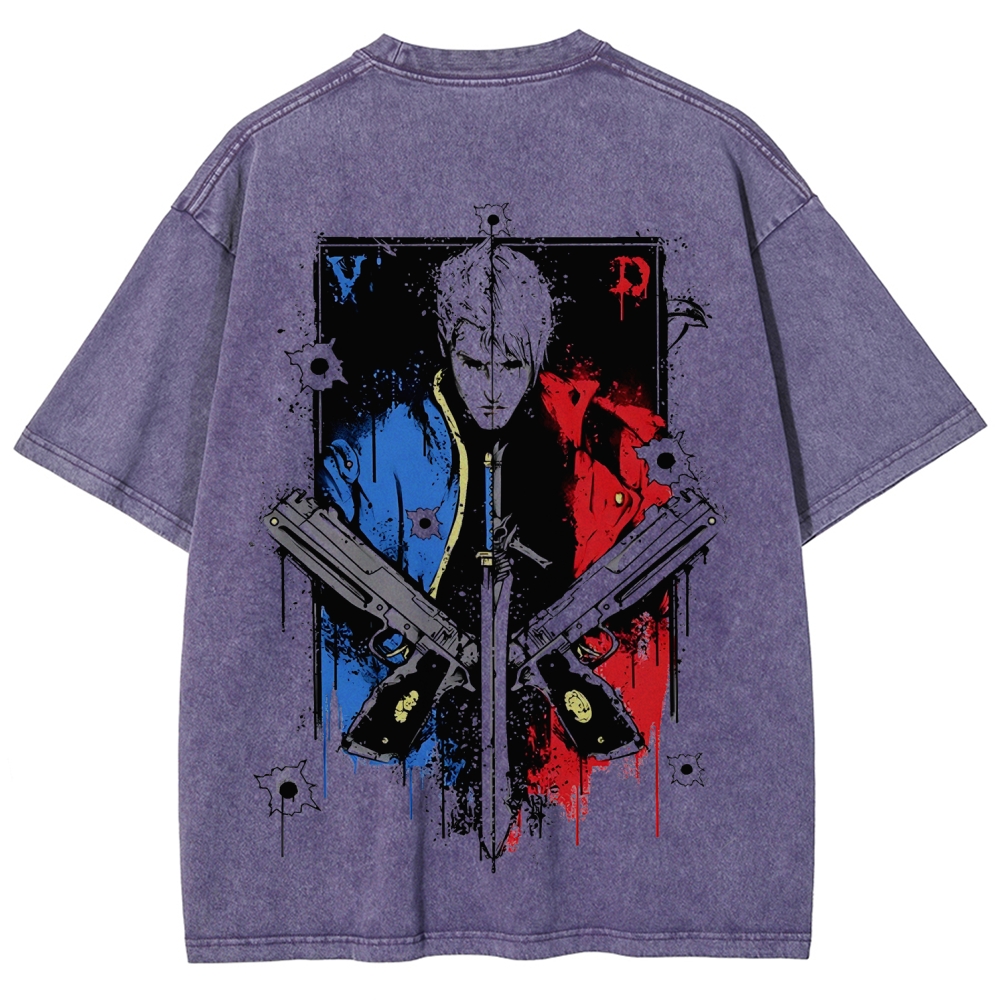 Devil May Cry Unisex Fit Washed T-Shirt 2510004995