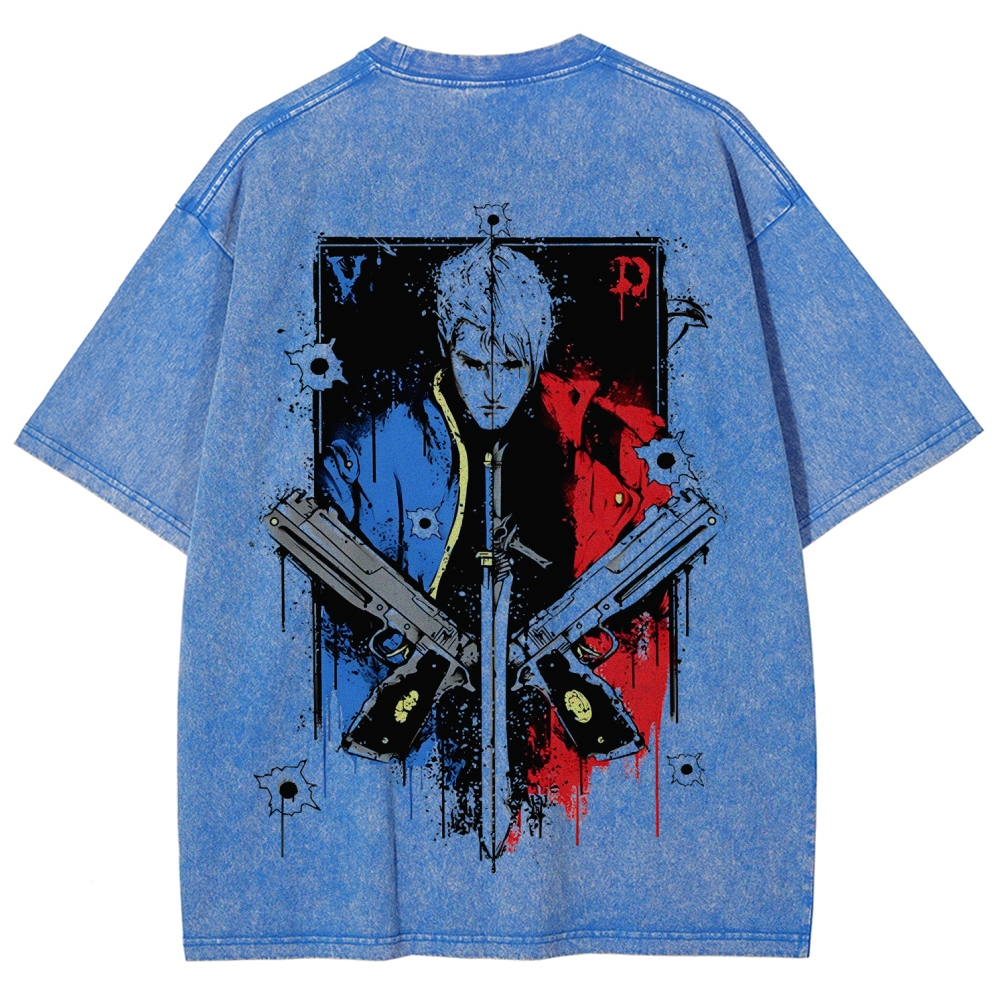 Devil May Cry Unisex Fit Washed T-Shirt 2510004995