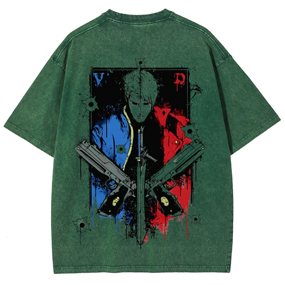 Devil May Cry Unisex Fit Washed T-Shirt 2510004995