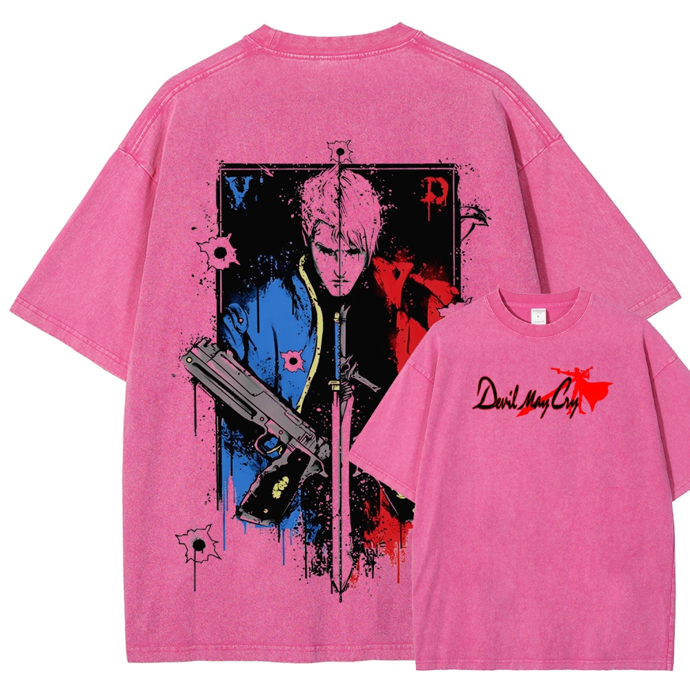 Devil May Cry Unisex Fit Washed T-Shirt 2510004995