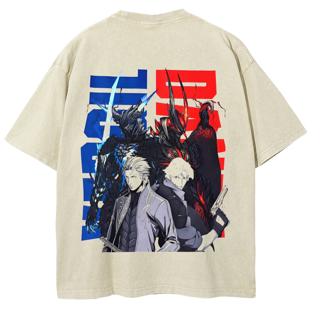 Devil May Cry Unisex Fit Washed T-Shirt 2510005002