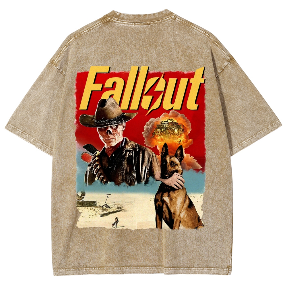 FaIIout Unisex Fit Washed T-Shirt 2510007784