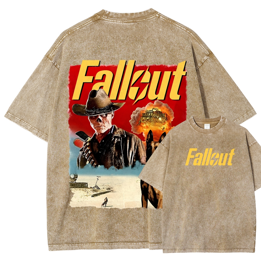 FaIIout Unisex Fit Washed T-Shirt 2510007784