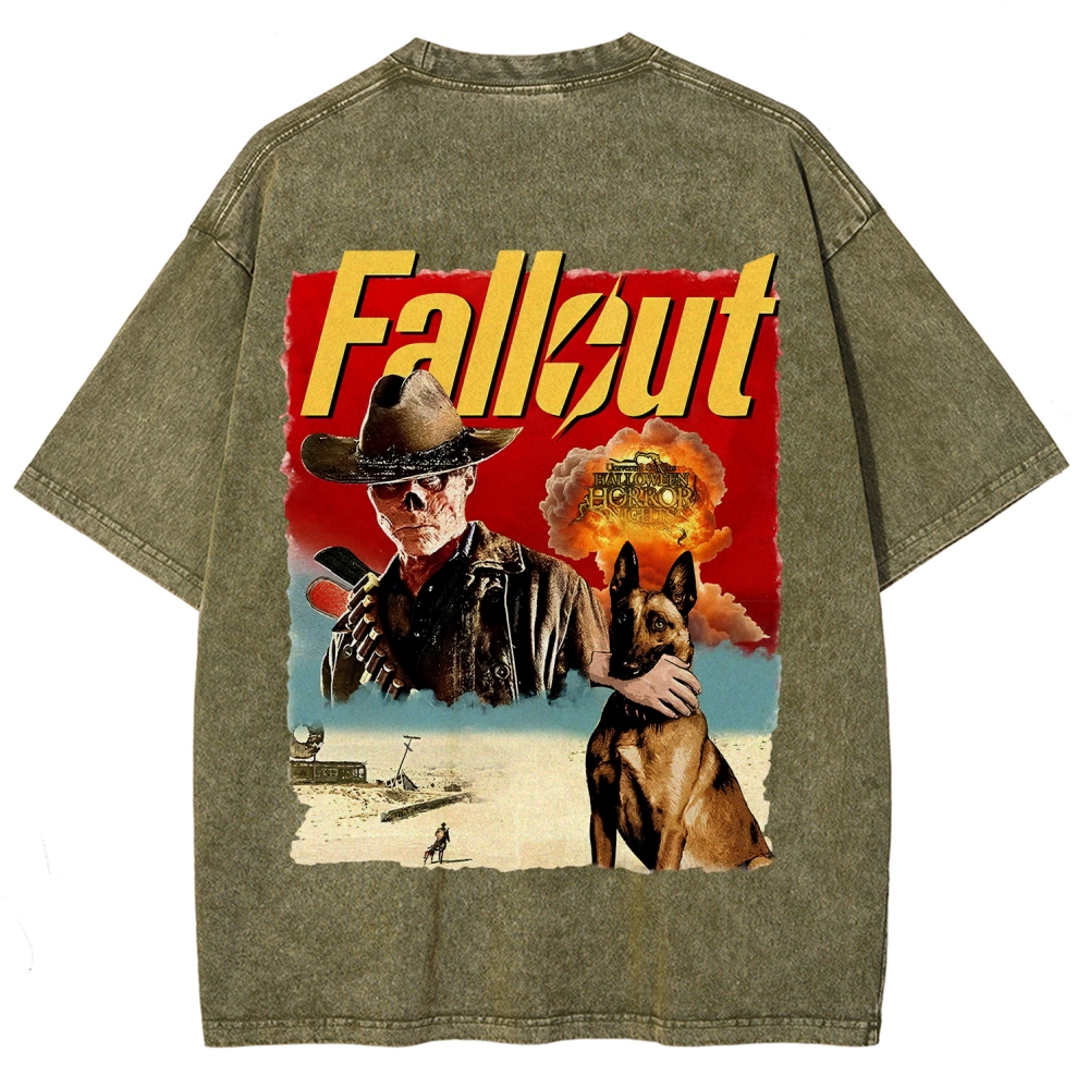 FaIIout Unisex Fit Washed T-Shirt 2510007784