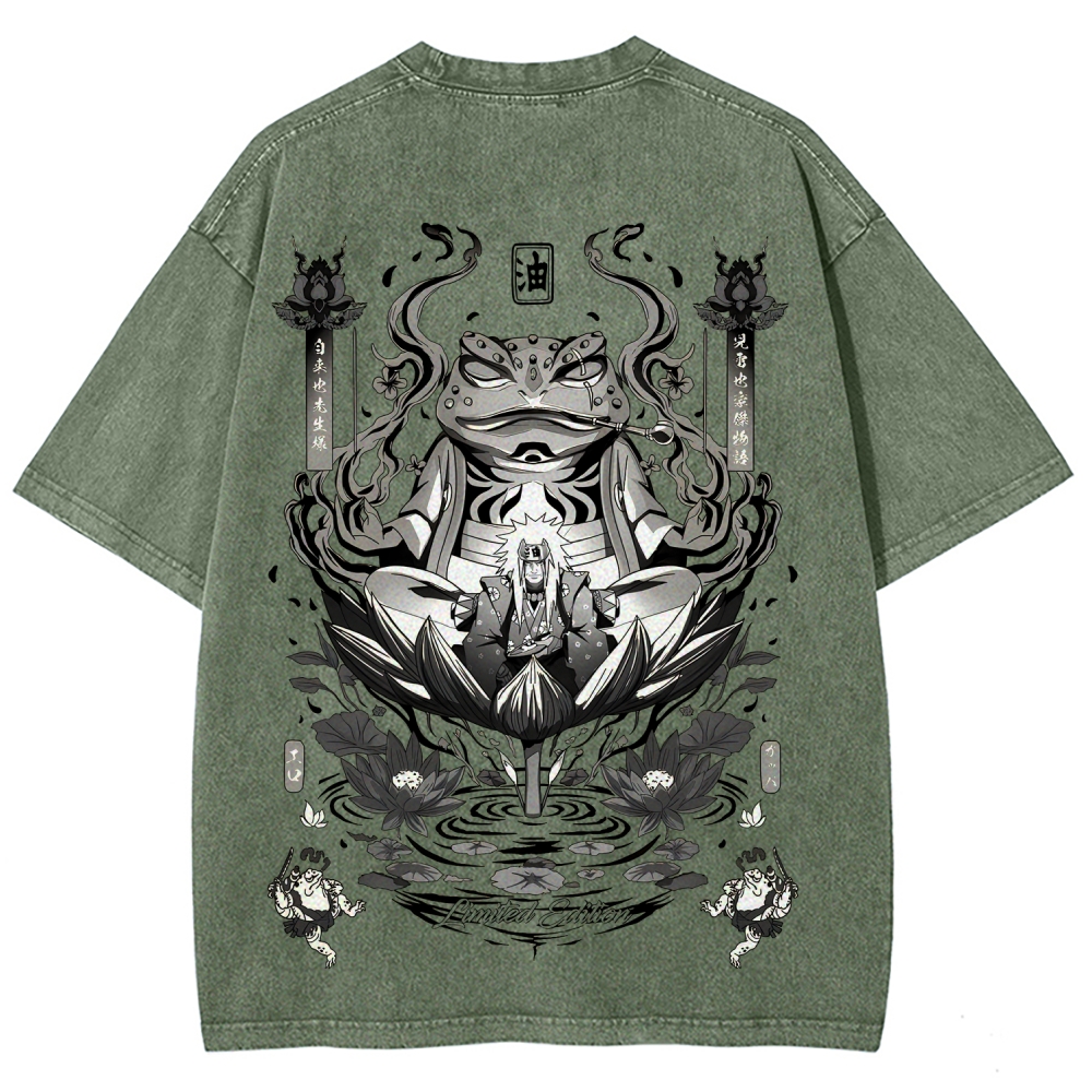 Jiraiya Unisex Fit Washed T-Shirt 2510008383