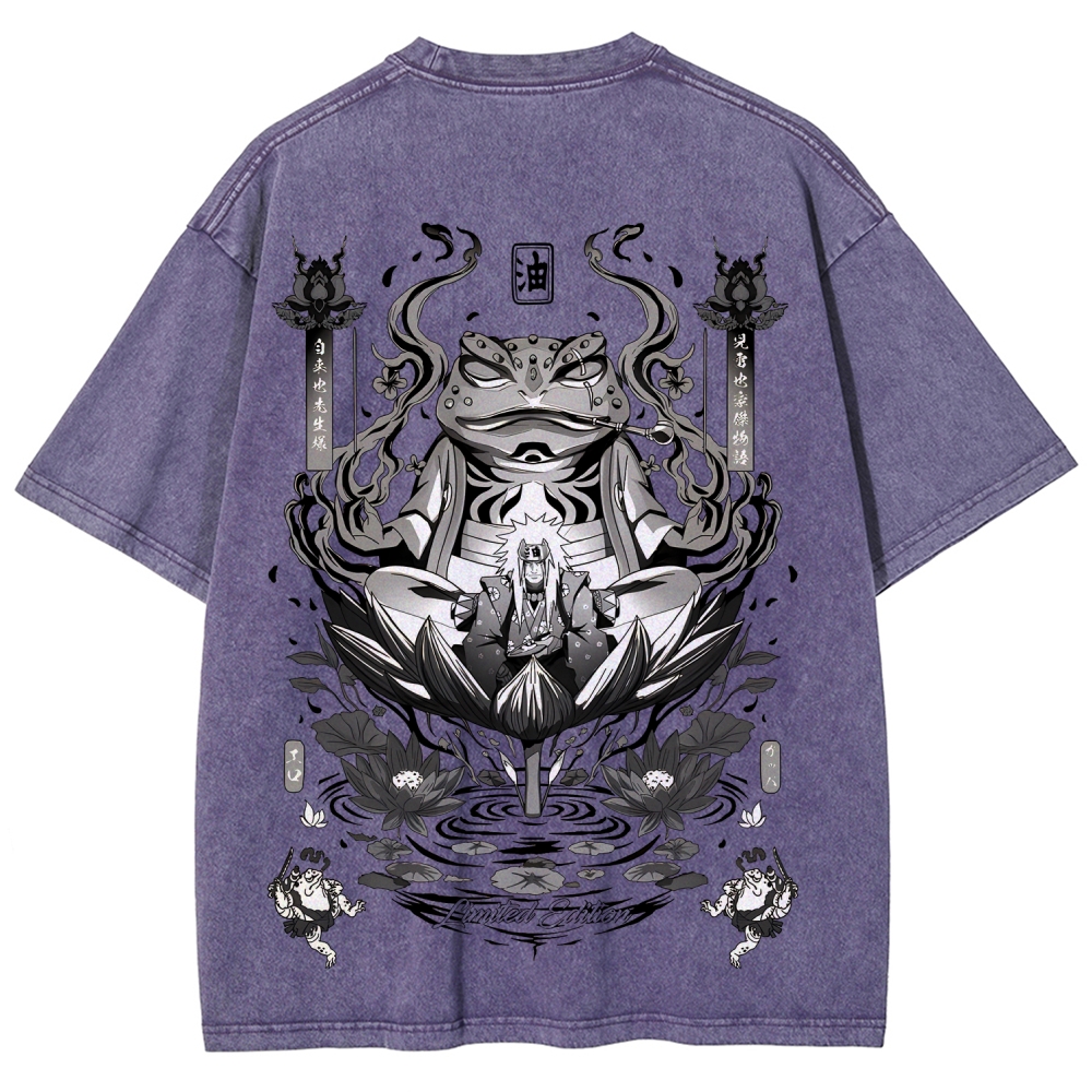 Jiraiya Unisex Fit Washed T-Shirt 2510008383