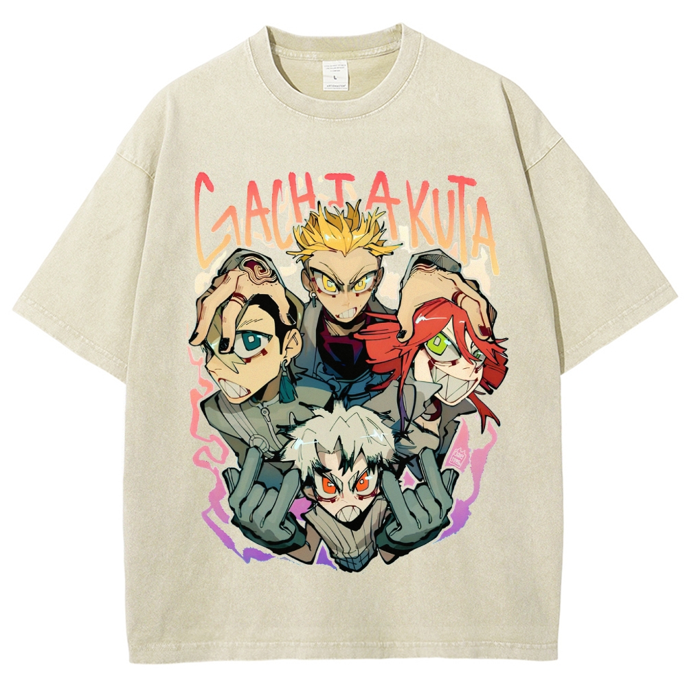 Gachiakuta Unisex Fit Washed T-Shirt 2510009330