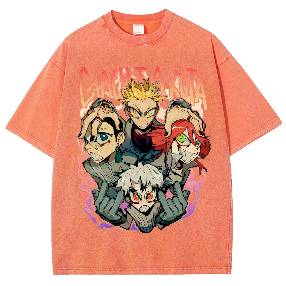 Gachiakuta Unisex Fit Washed T-Shirt 2510009330