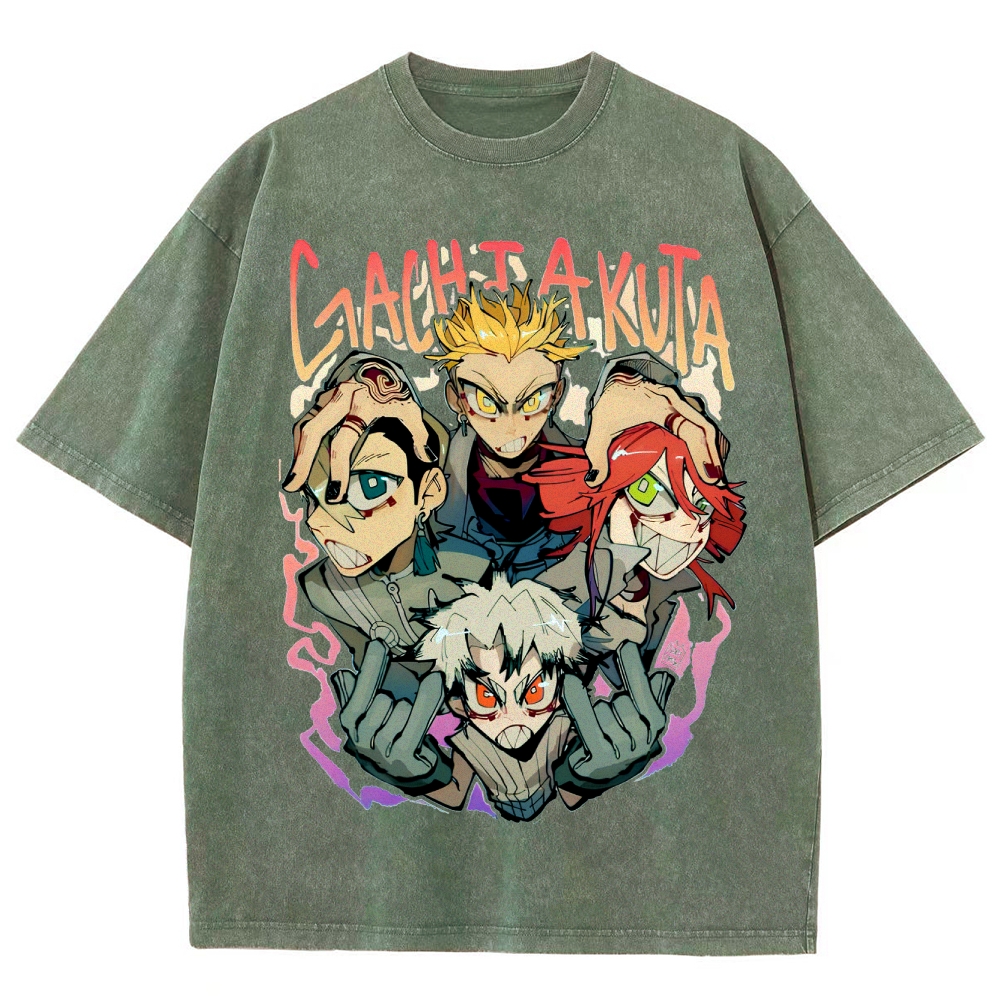 Gachiakuta Unisex Fit Washed T-Shirt 2510009330