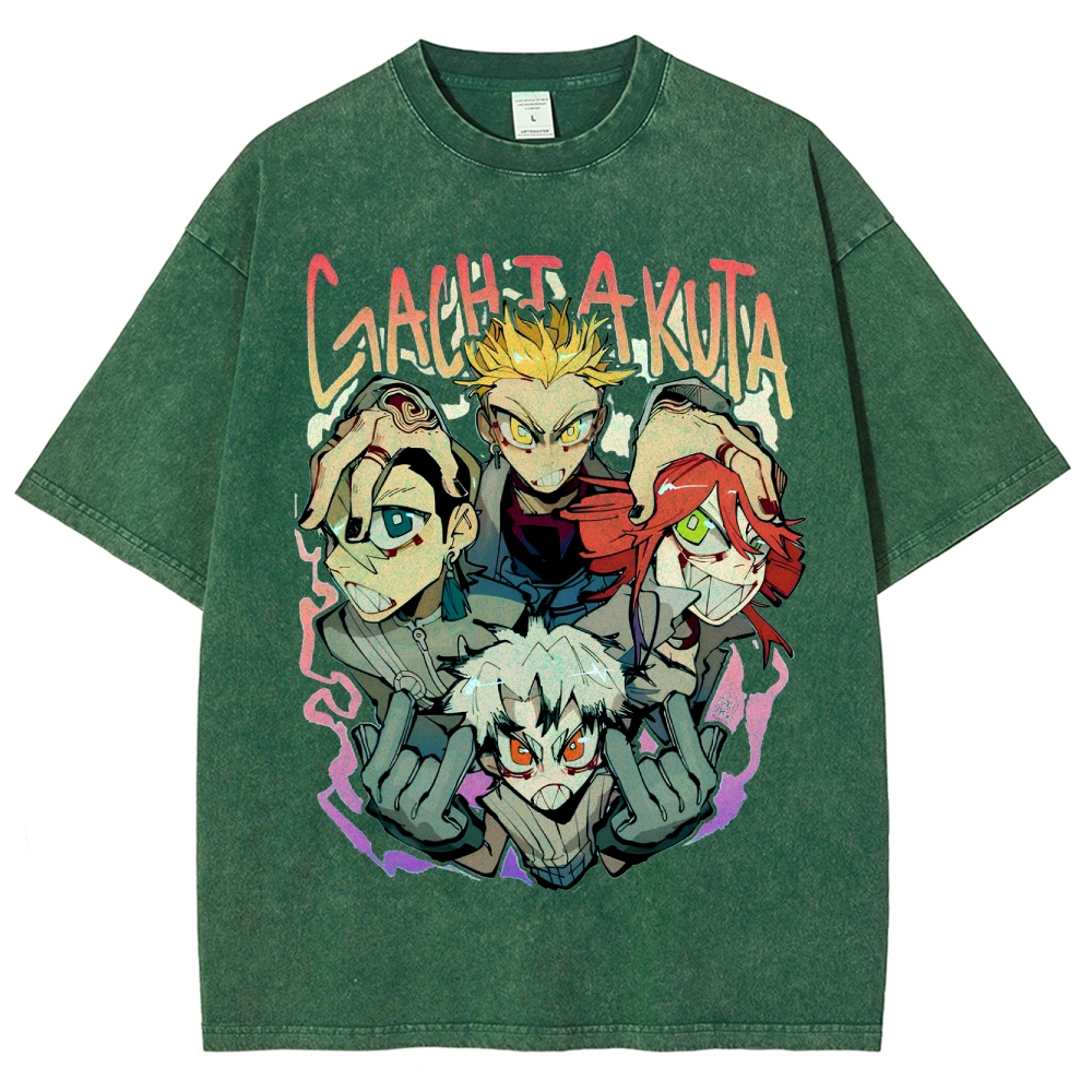 Gachiakuta Unisex Fit Washed T-Shirt 2510009330