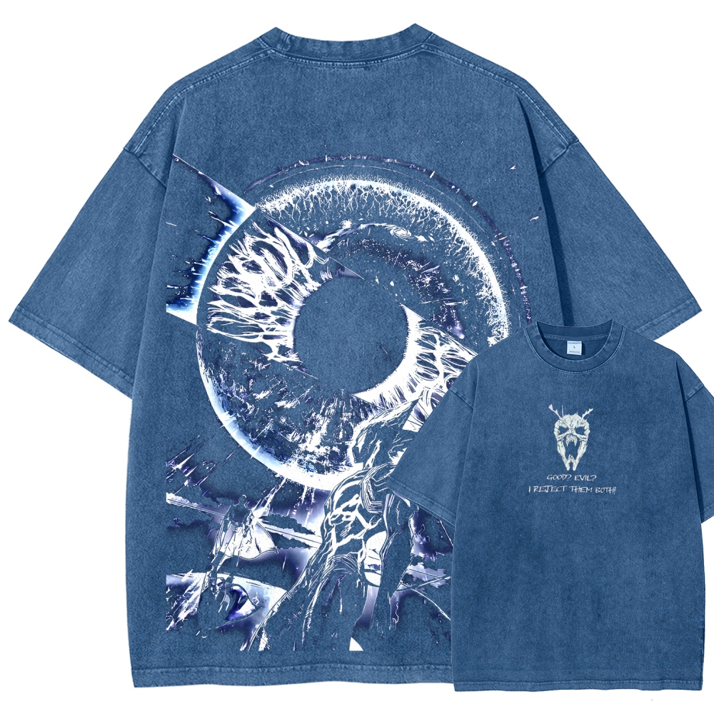 One Punchman Unisex Fit Washed T-Shirt 2510009764