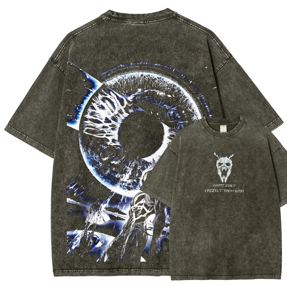 One Punchman Unisex Fit Washed T-Shirt 2510009764