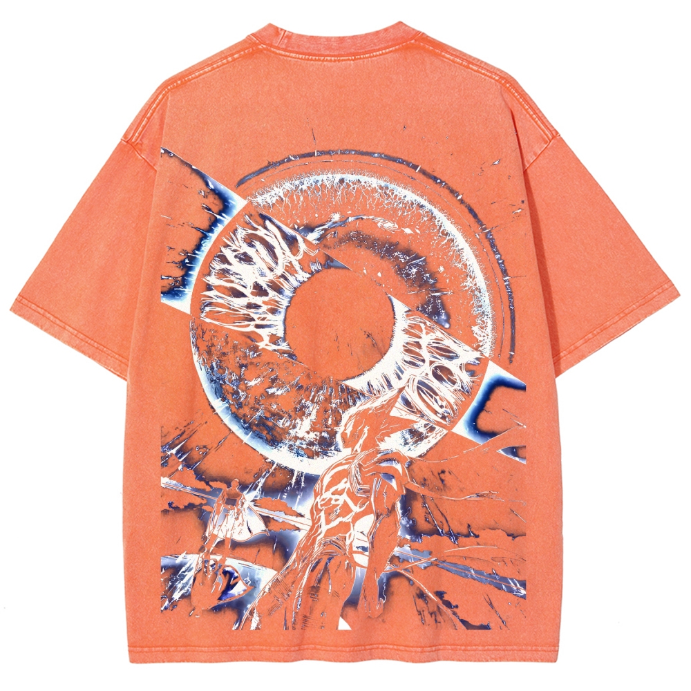 One Punchman Unisex Fit Washed T-Shirt 2510009764