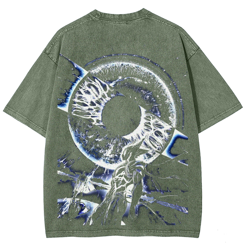 One Punchman Unisex Fit Washed T-Shirt 2510009764