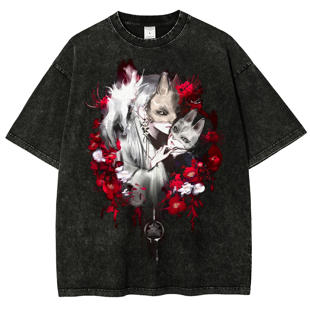 Slient Hill F Unisex Fit Washed T-Shirt 2510011485