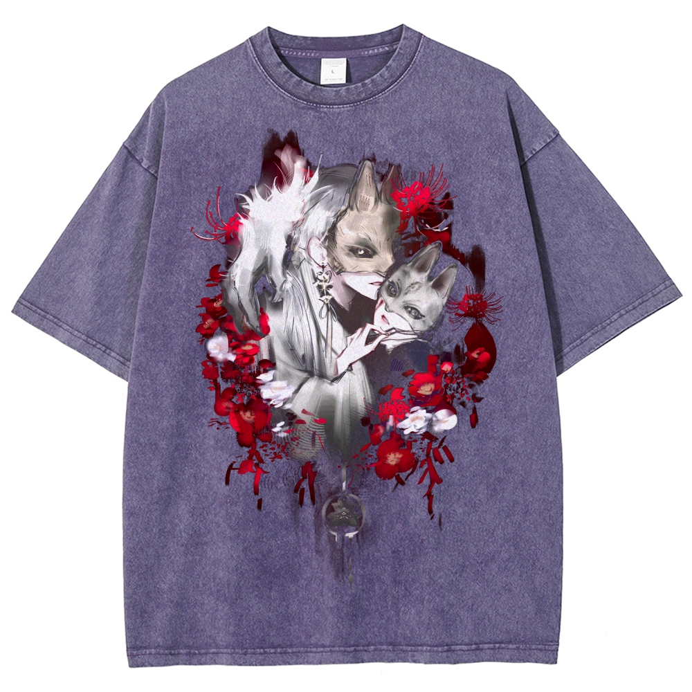 Slient Hill F Unisex Fit Washed T-Shirt 2510011485