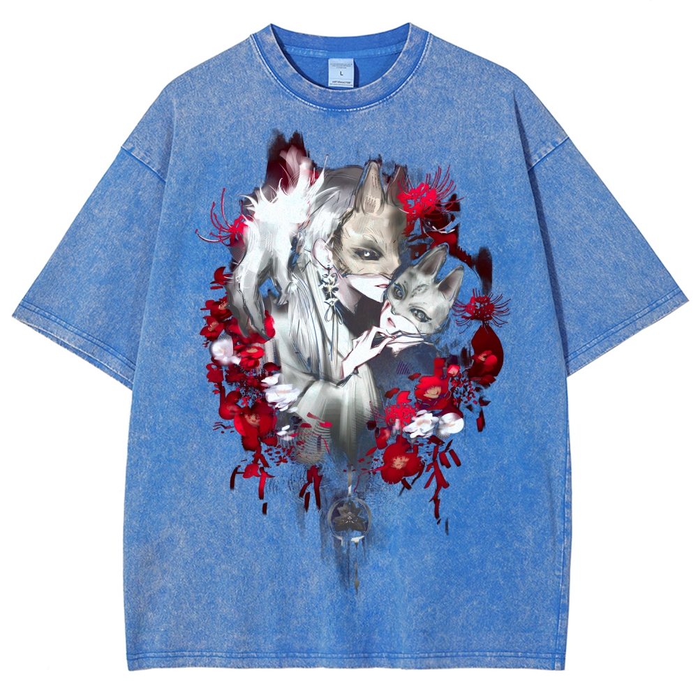 Slient Hill F Unisex Fit Washed T-Shirt 2510011485