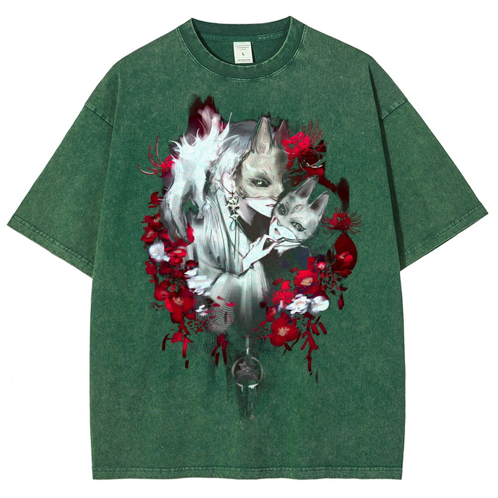 Slient Hill F Unisex Fit Washed T-Shirt 2510011485