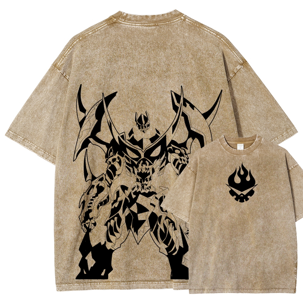 Tengen Toppa Unisex Fit Washed T-Shirt 2510011917