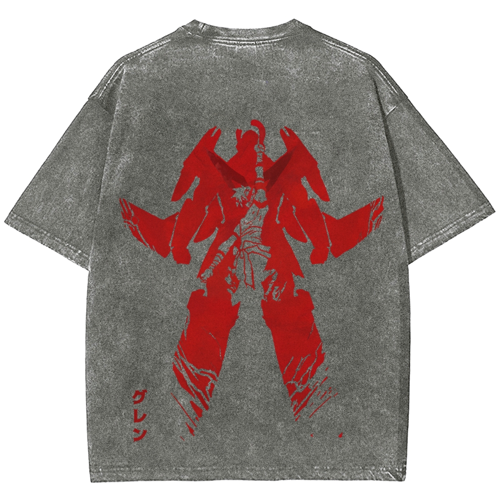 Tengen Toppa Unisex Fit Washed T-Shirt 2510011919