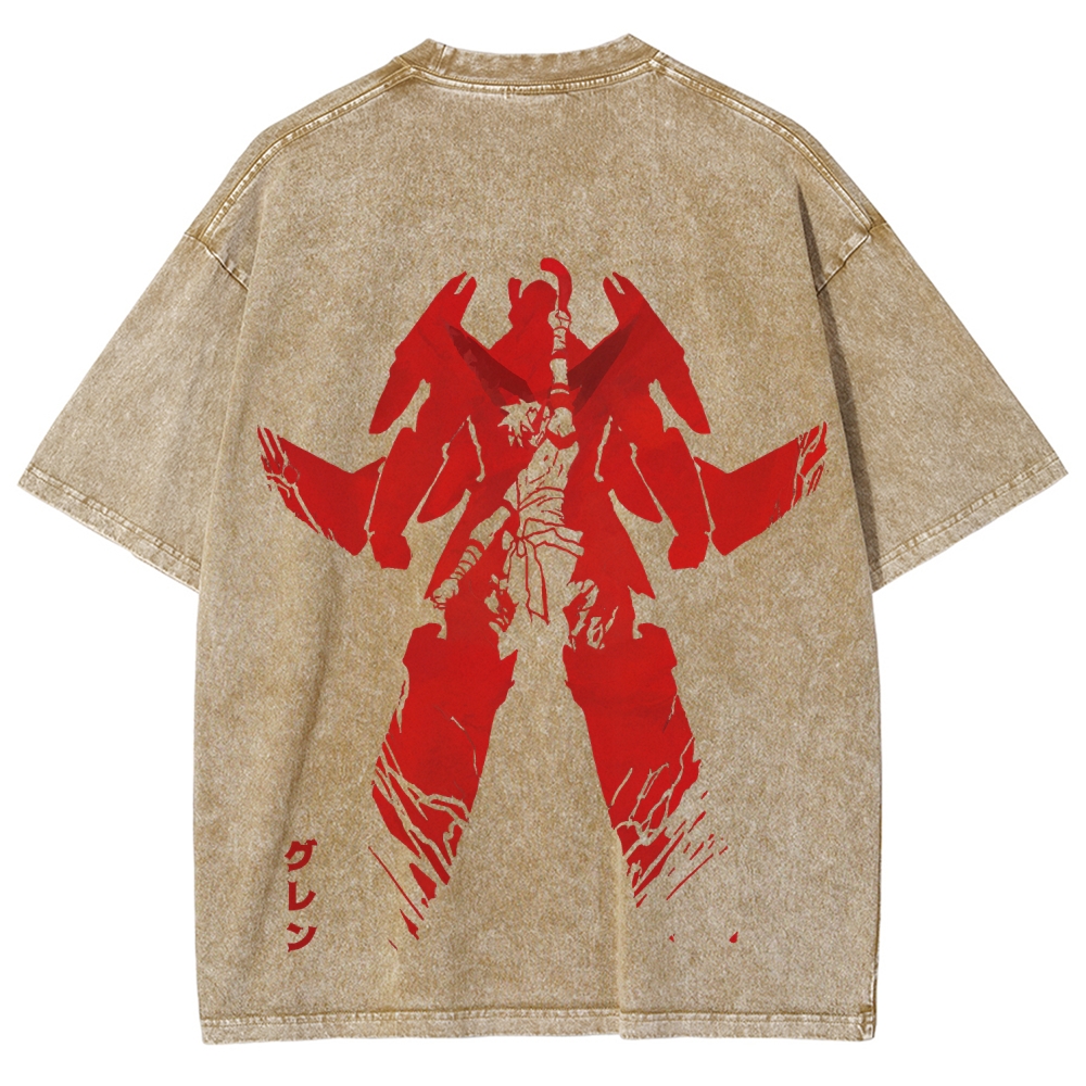 Tengen Toppa Unisex Fit Washed T-Shirt 2510011919