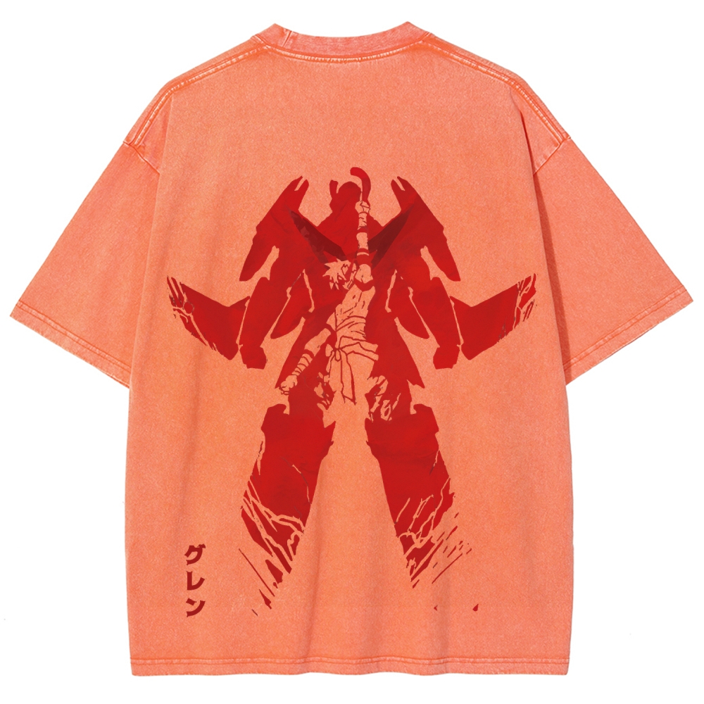 Tengen Toppa Unisex Fit Washed T-Shirt 2510011919