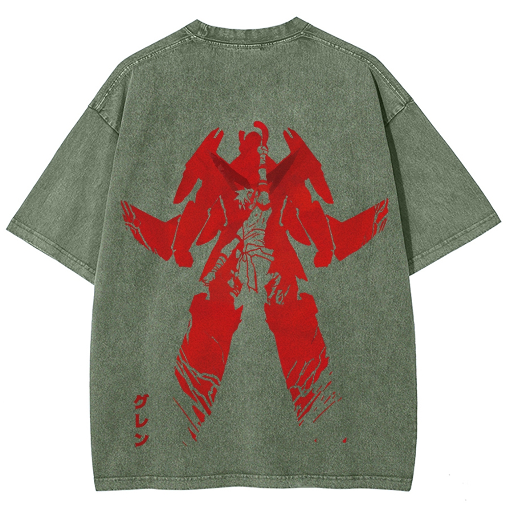 Tengen Toppa Unisex Fit Washed T-Shirt 2510011919