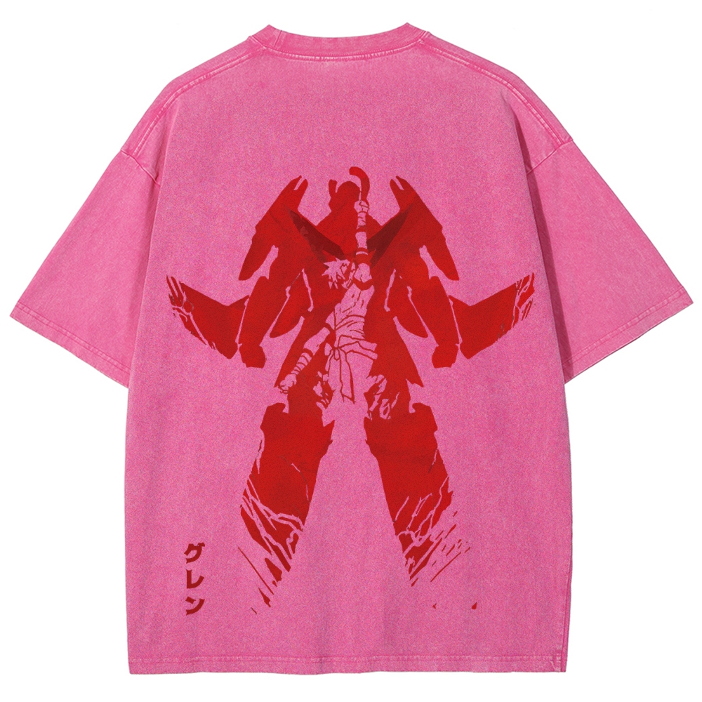 Tengen Toppa Unisex Fit Washed T-Shirt 2510011919