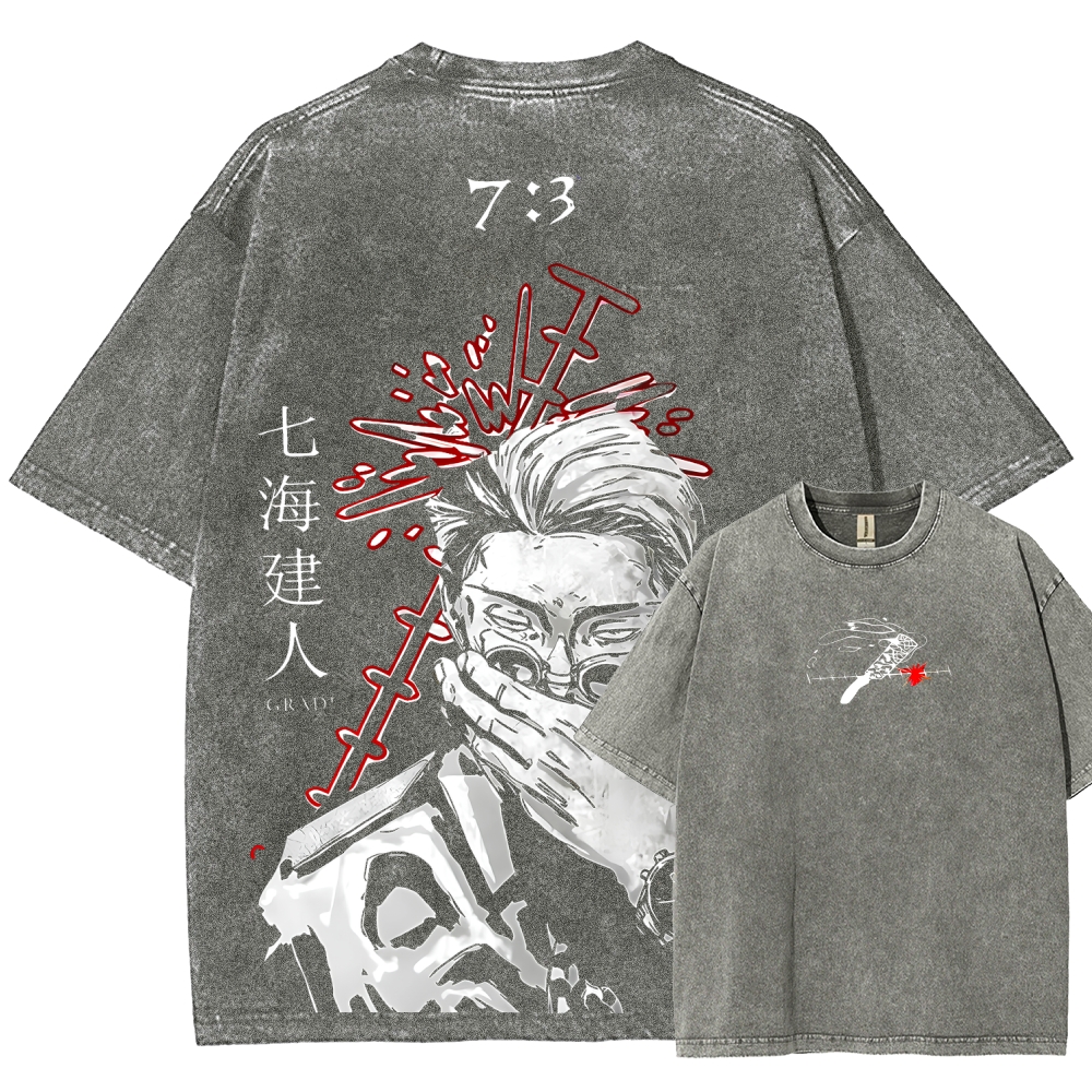 Jujutsu Kaisen Unisex Fit Washed T-Shirt 2510012456