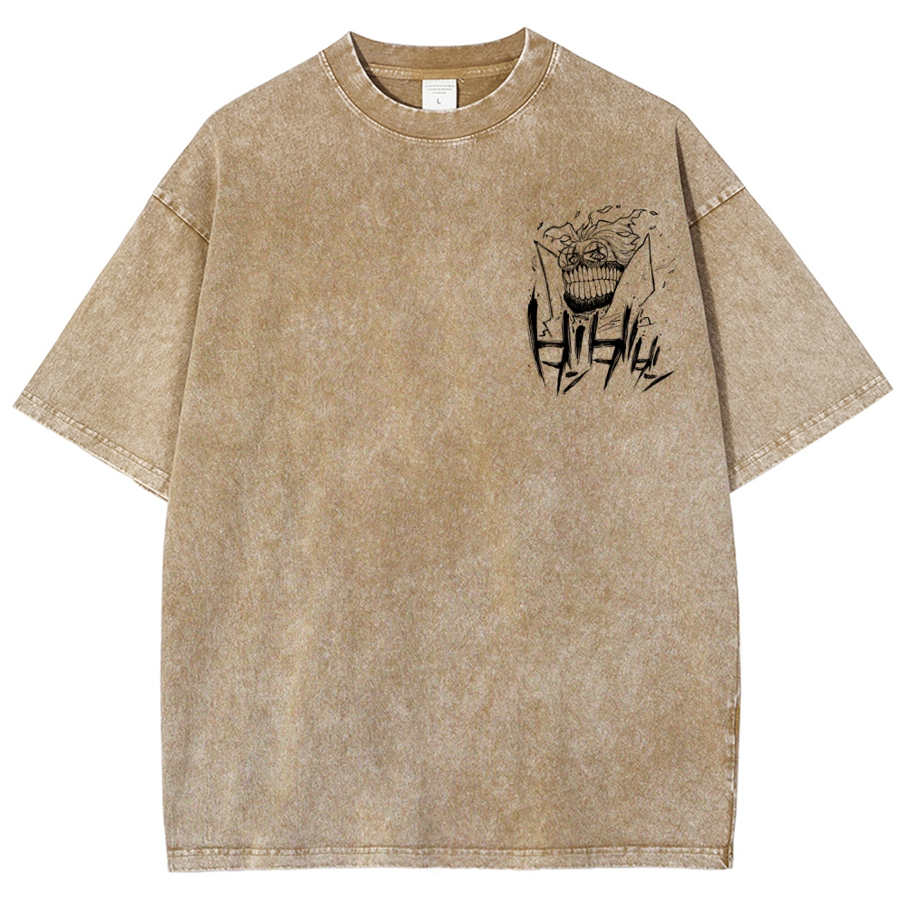 Dandadan Unisex Fit Washed T-Shirt 2510013299