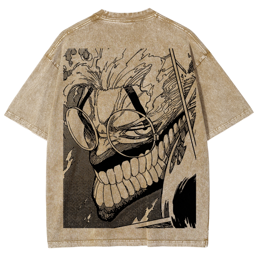 Dandadan Unisex Fit Washed T-Shirt 2510013299