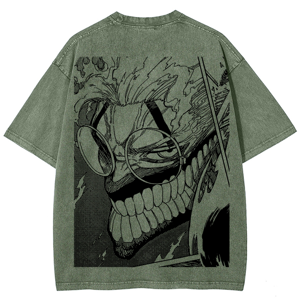 Dandadan Unisex Fit Washed T-Shirt 2510013299