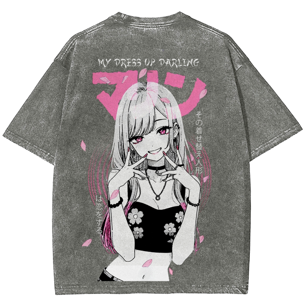 Marin Kitagawa Unisex Fit Washed T-Shirt 2510015286