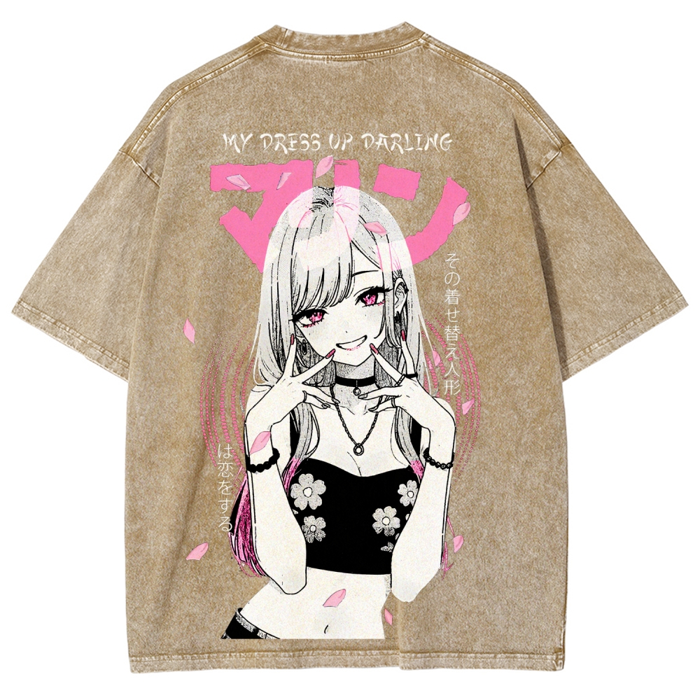 Marin Kitagawa Unisex Fit Washed T-Shirt 2510015286