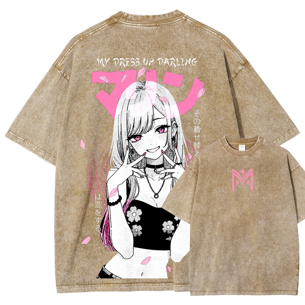 Marin Kitagawa Unisex Fit Washed T-Shirt 2510015286