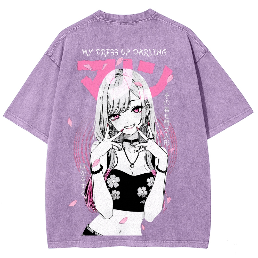 Marin Kitagawa Unisex Fit Washed T-Shirt 2510015286