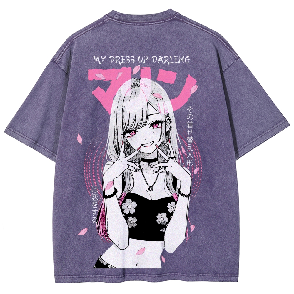 Marin Kitagawa Unisex Fit Washed T-Shirt 2510015286