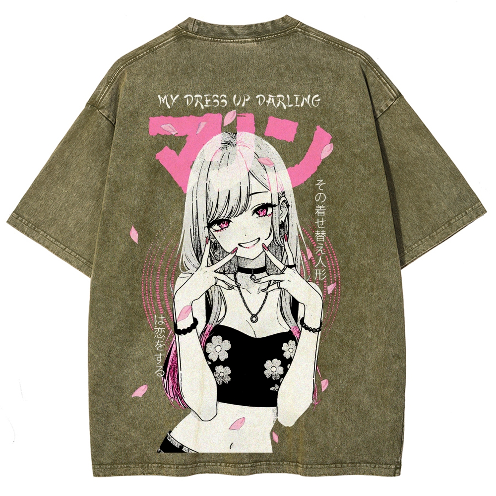Marin Kitagawa Unisex Fit Washed T-Shirt 2510015286
