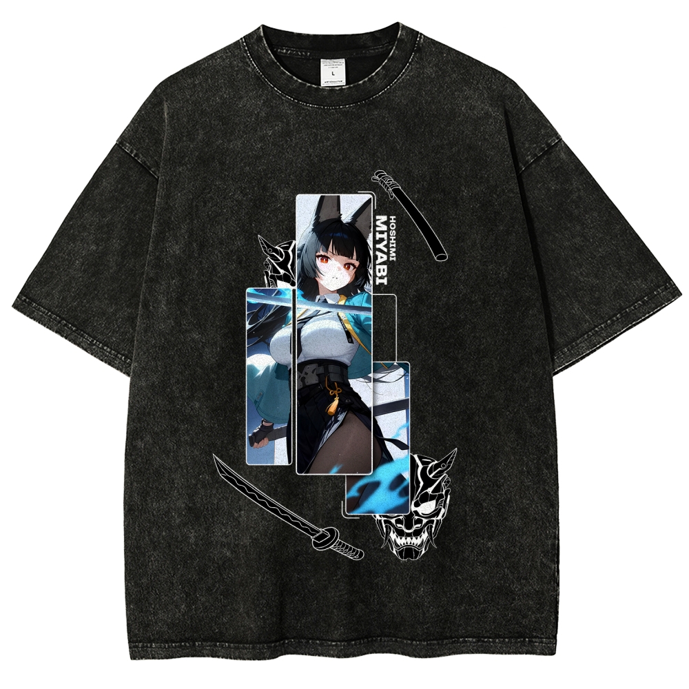 Zenless Zone Zero Unisex Fit Washed T-Shirt 2510016418