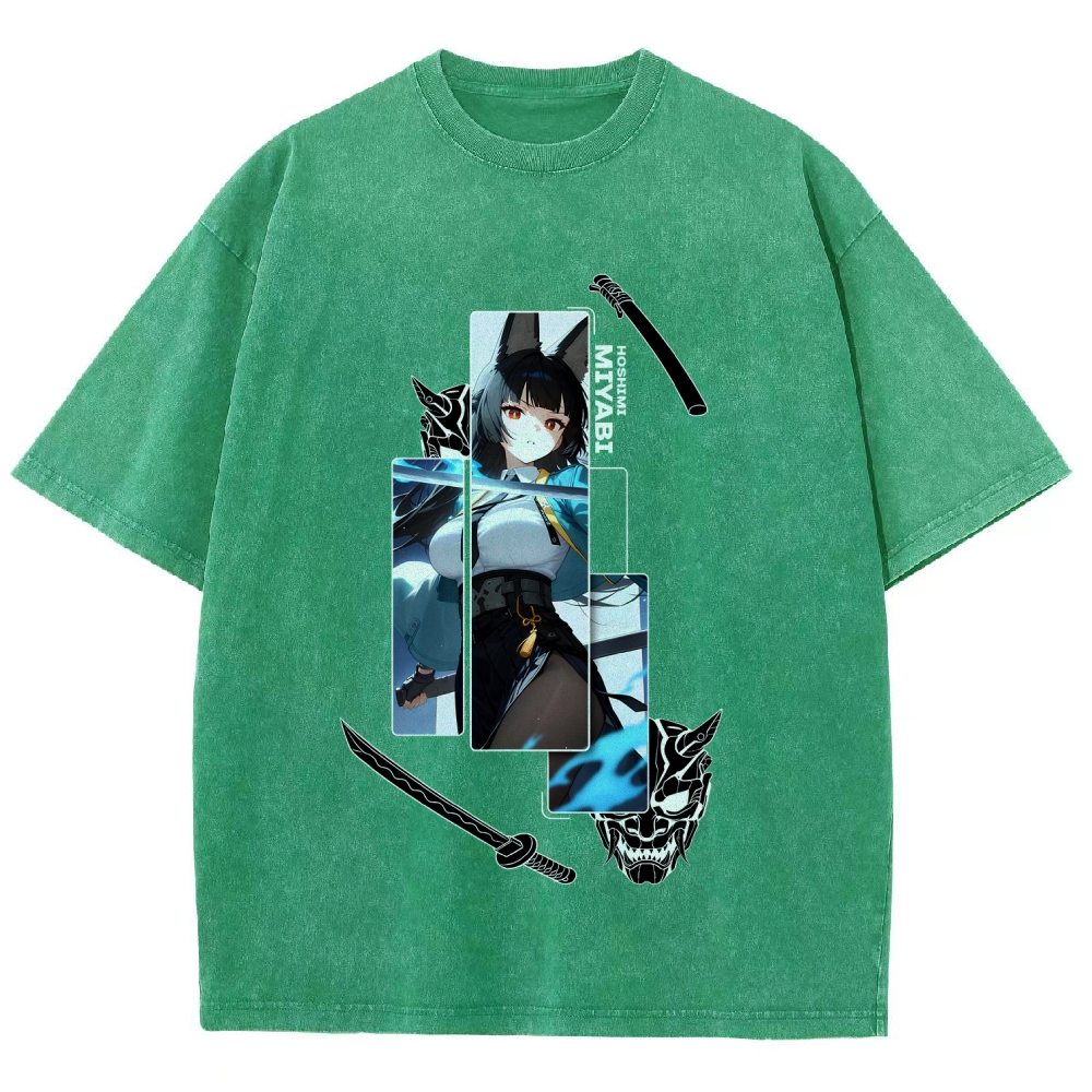 Zenless Zone Zero Unisex Fit Washed T-Shirt 2510016418